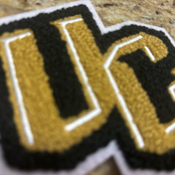 UCF Central Florida Knights College Sew/Iron-on 5.75”x4.5” Chenille Logo Patch - Picture 4 of 5